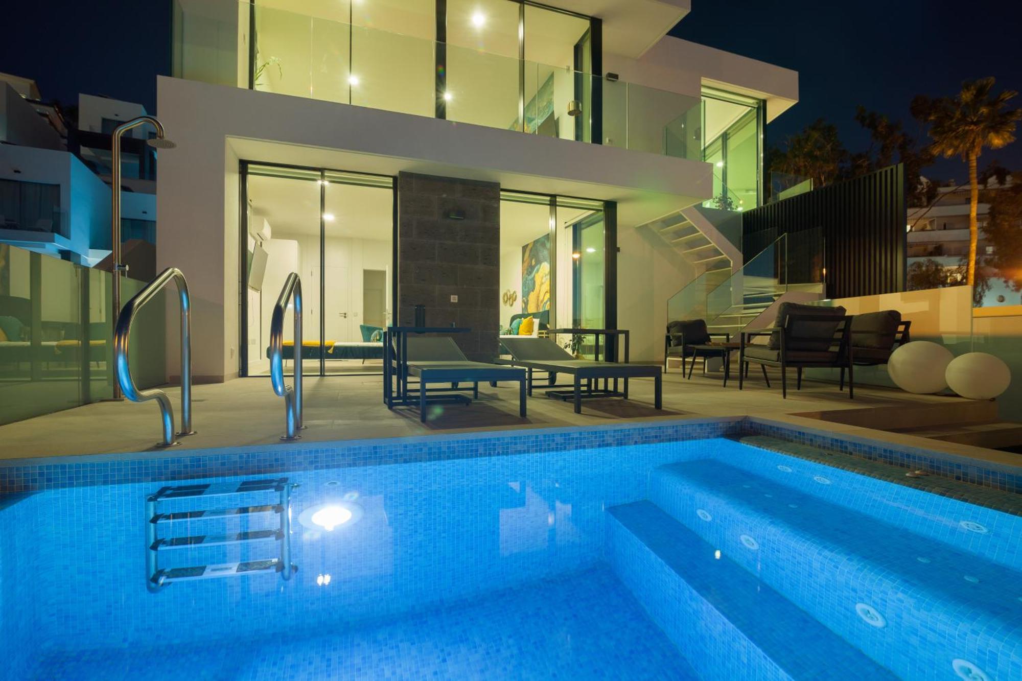 200M² New Villa B With Private, Heated Pool And Amazing Ocean View. Costa Adeje  Eksteriør bilde